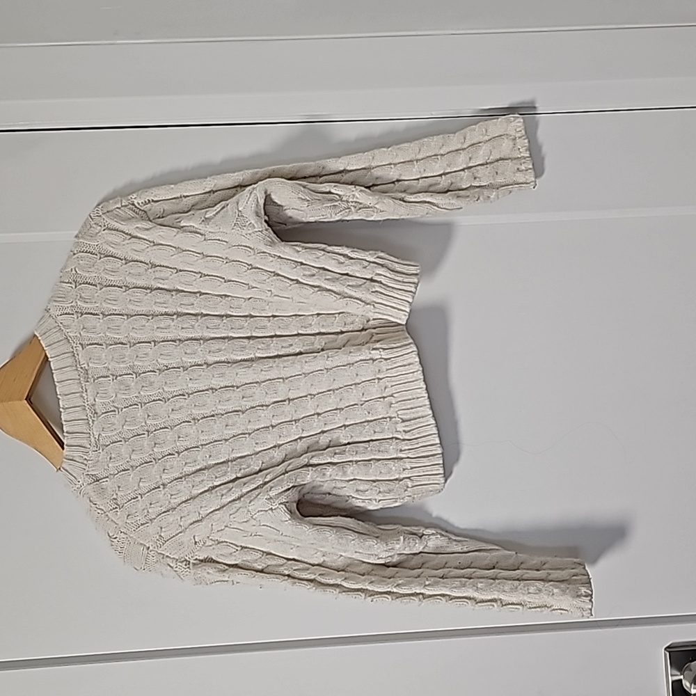 Zara kids creme knitted sweater - Picture 3 of 3